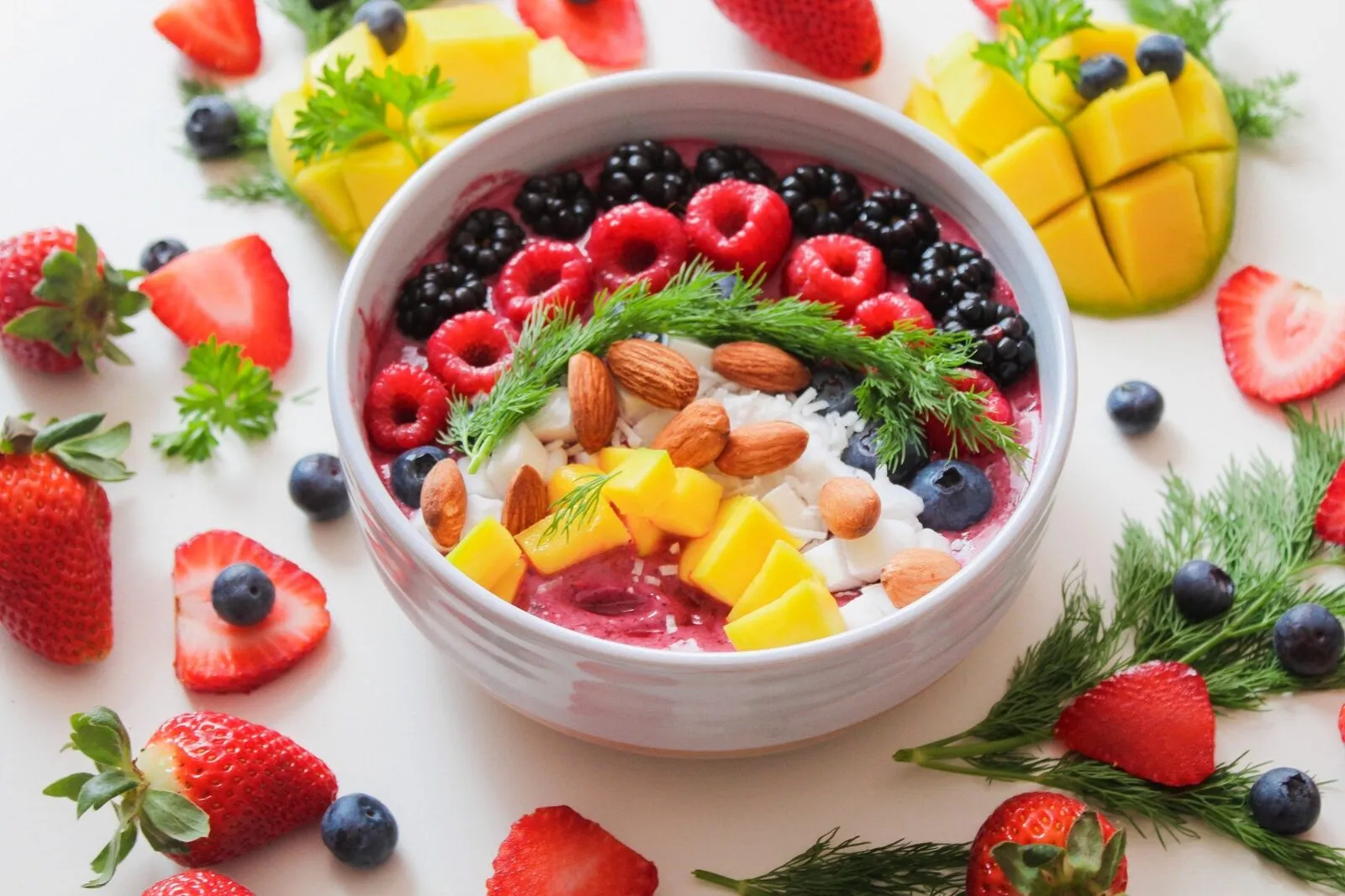 Consume lots of fruits and vegetables for fiber that keeps you full.