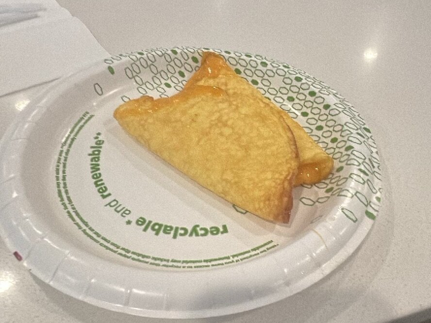 Cheese Turnover — low protein breakfast