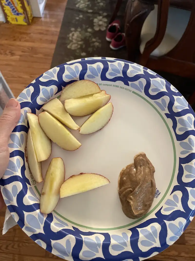 Healthy Apple Almond Butter Snack Recipe
