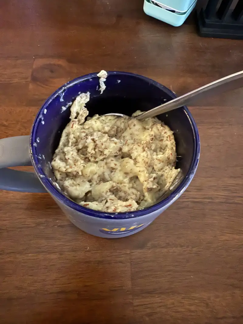 Healthy Banana Bread in a Mug Recipe
