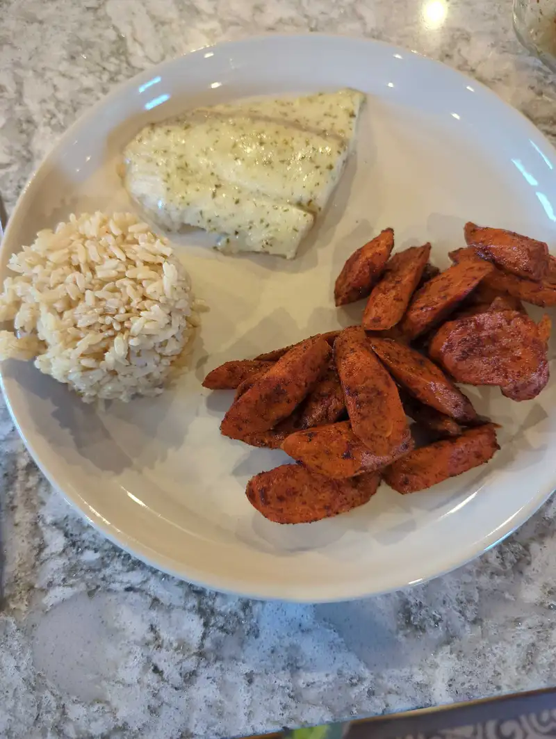 Healthy Barramundi and Rice Recipe