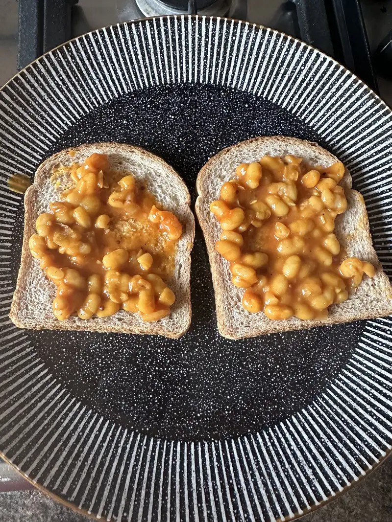 Healthy Bean Toast Recipe