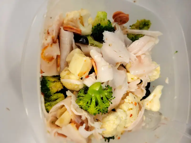 Healthy Broccoli Cauliflower Salad Recipe