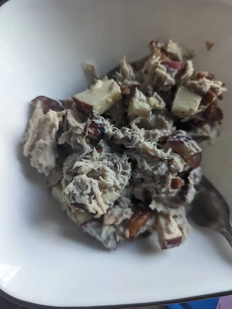 Healthy Chicken Salad Recipe with Apples
