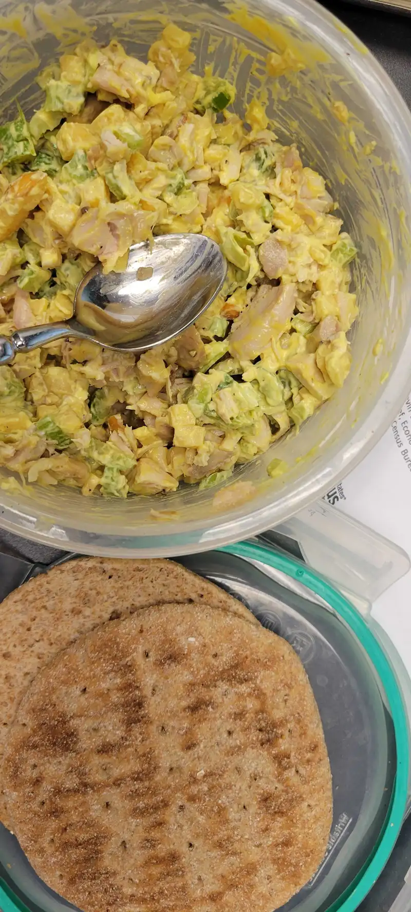Healthy Chicken Salad Recipe with Apples