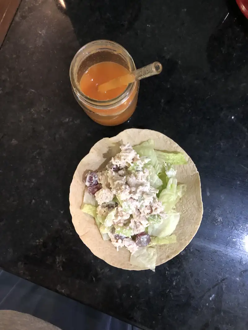 Healthy Chicken Salad Recipe with Grapes