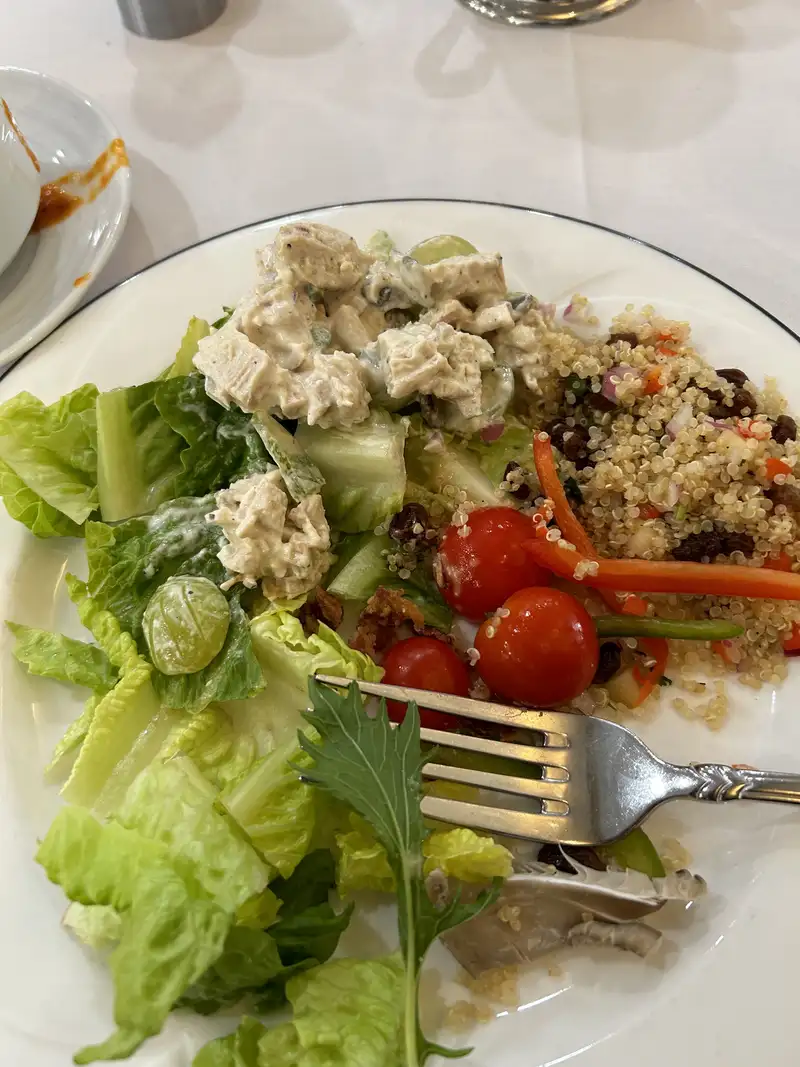 Healthy Chicken Salad Recipe with Grapes