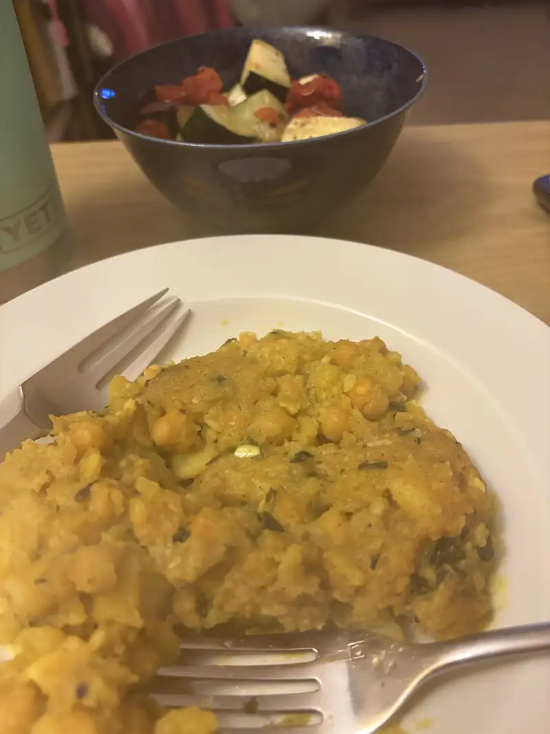 Healthy Chickpea and Roasted Vegetable Recipe