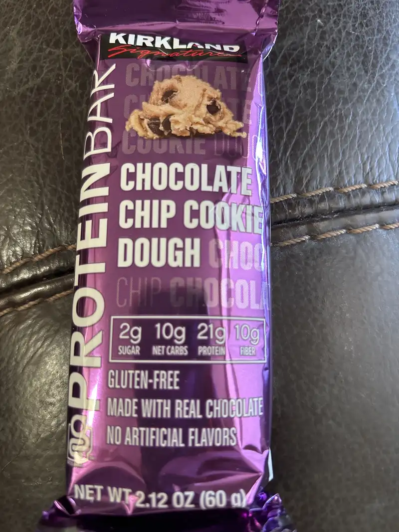 Healthy Chocolate Chip Cookie Dough Protein Bars Recipe