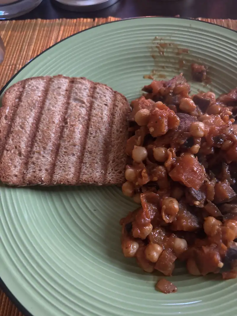 Healthy Eggplant and Chickpea Curry Recipe