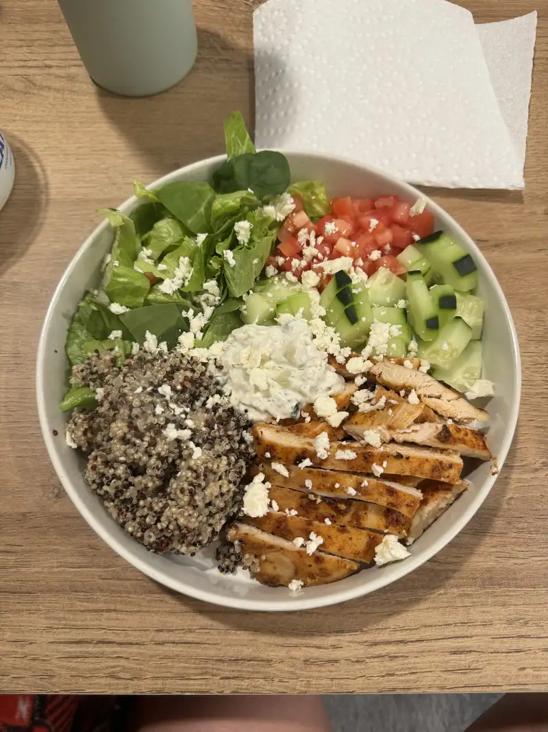 Healthy Greek Chicken Bowl Recipe