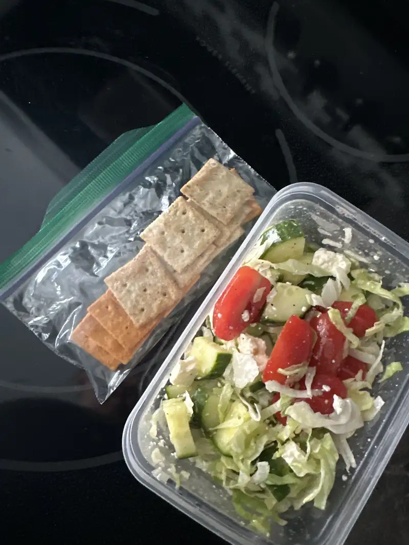 Healthy Greek Salad Snack Recipe