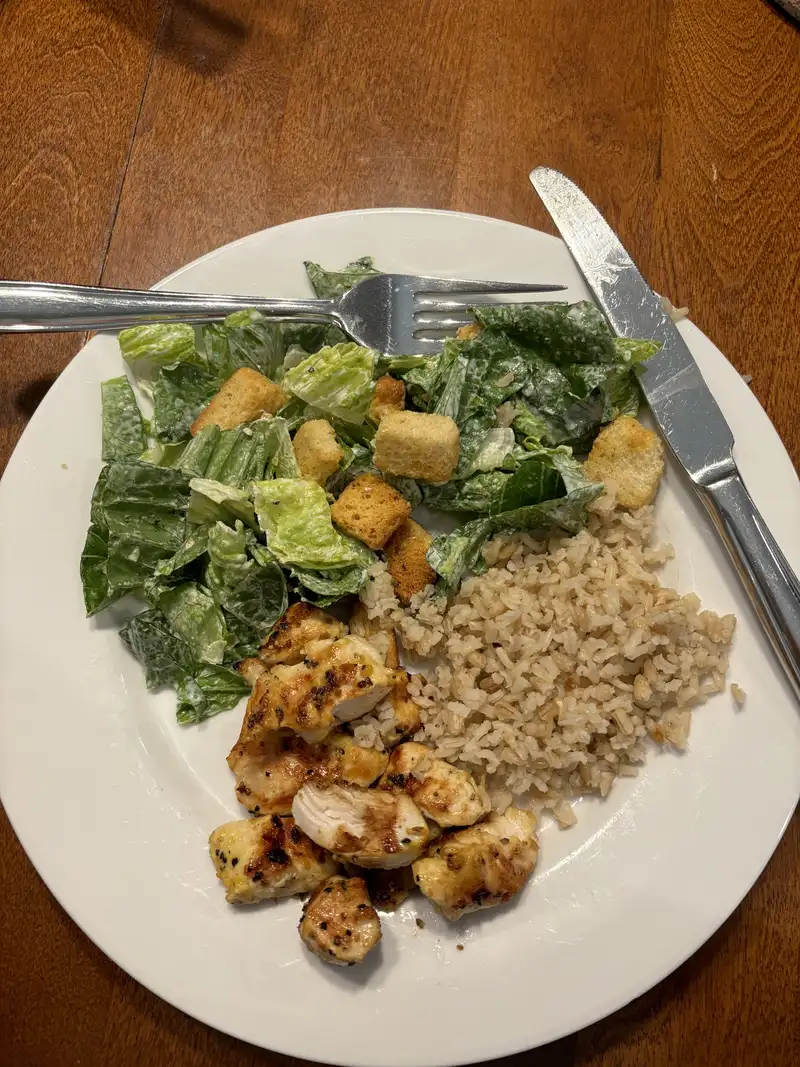 Healthy Grilled Chicken Caesar Salad Recipe