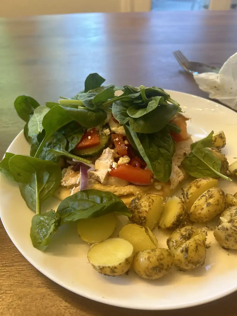 Healthy Grilled Chicken Pita Recipe