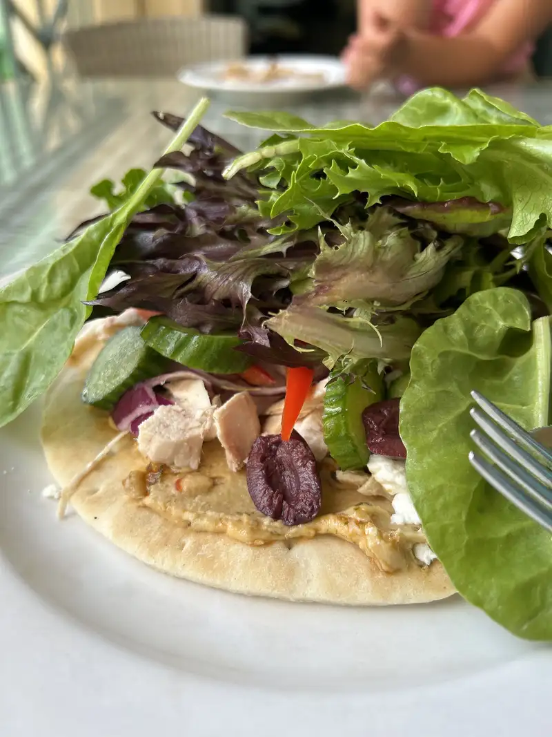 Healthy Grilled Chicken Pita Recipe