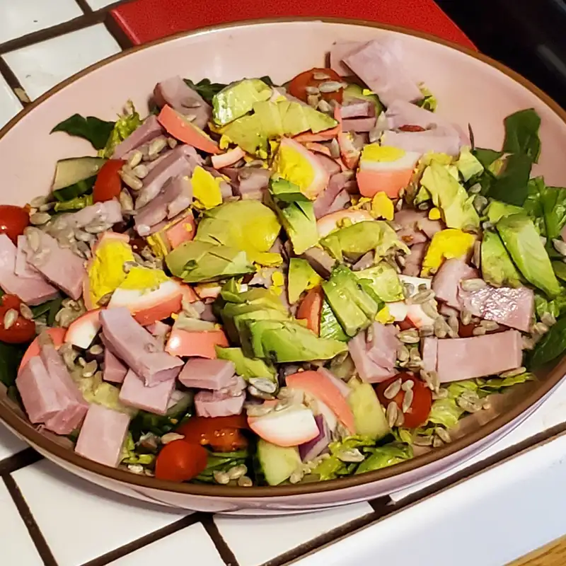 Healthy Ham and Avocado Salad Recipe