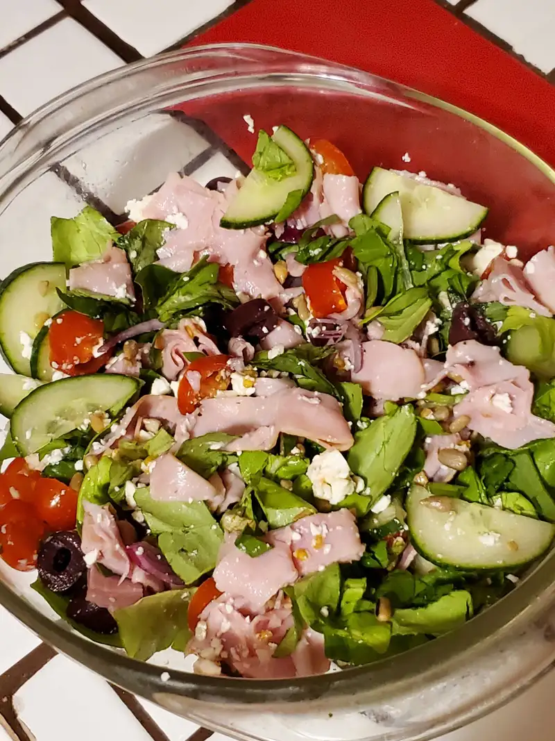 Healthy Ham and Spinach Salad Recipe