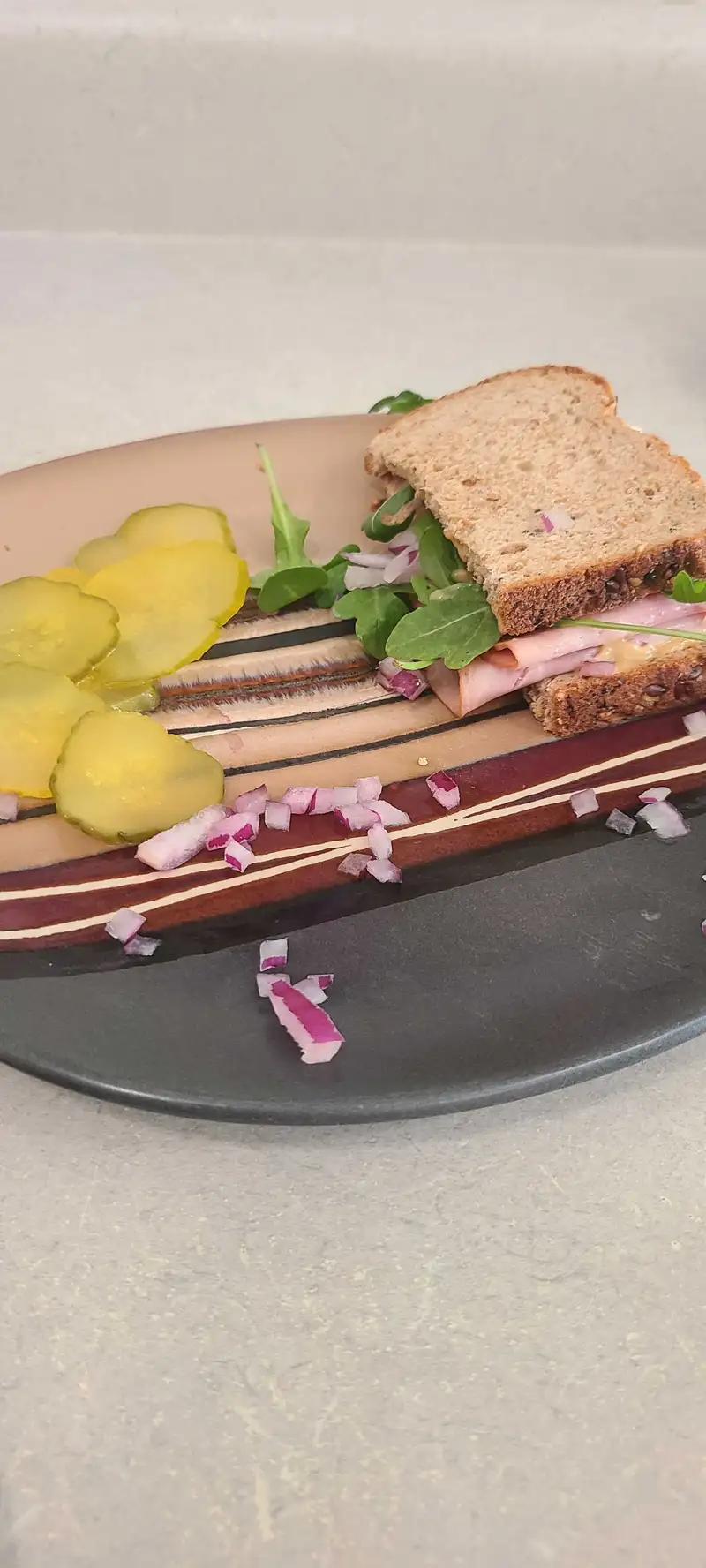 Healthy Honey Mustard Ham Sandwich Recipe