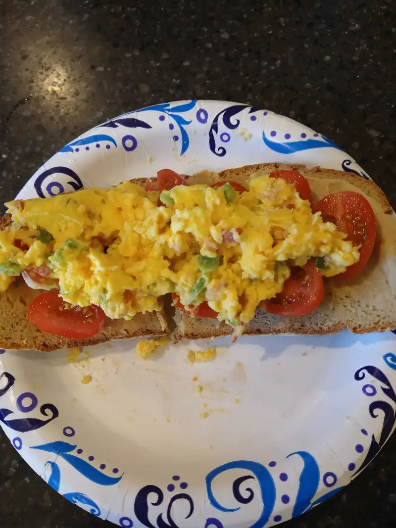 Healthy Hummus Toast Recipe