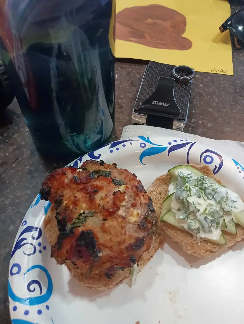 Healthy Mediterranean Burger Recipe