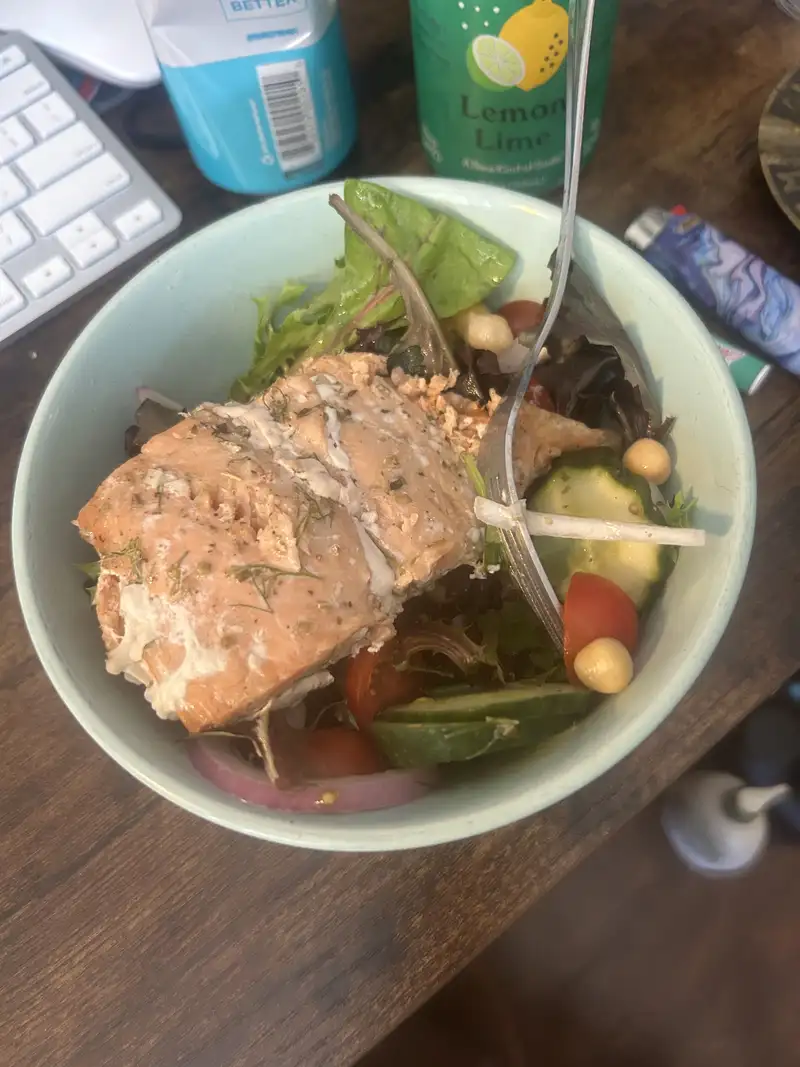 Healthy Mediterranean Salmon Bowl Recipe