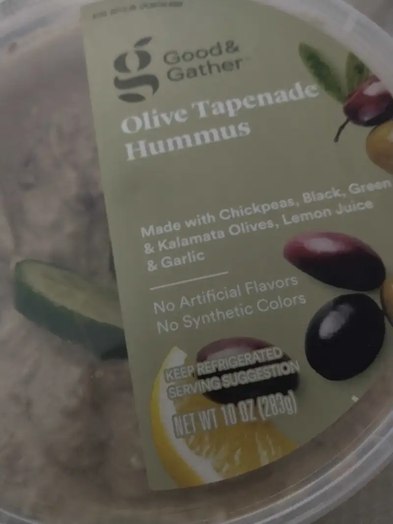 Healthy Olive Tapenade Hummus Recipe