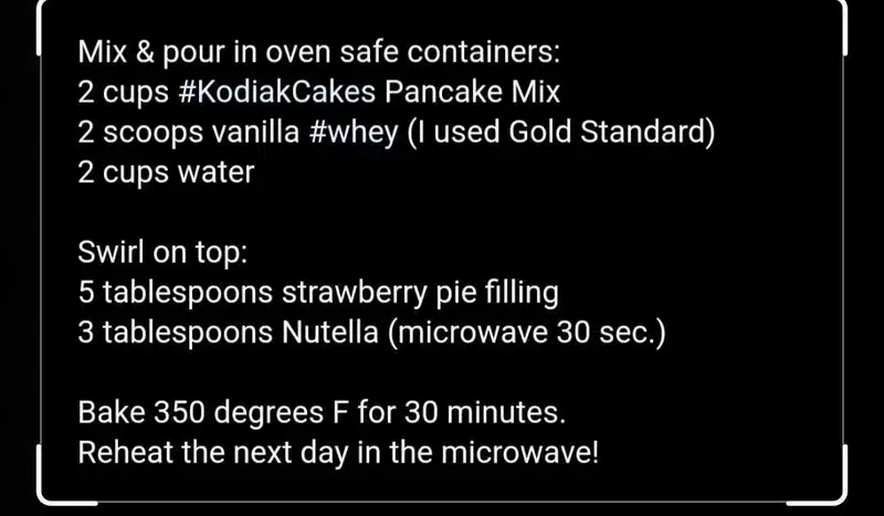 Healthy Protein Pancake Recipe with Vanilla Whey
