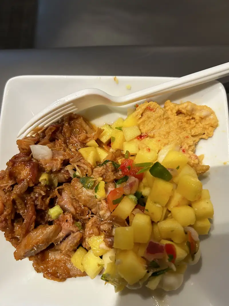 Healthy Pulled Pork Hummus Bowl Recipe