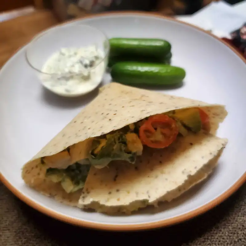 Healthy Quinoa and Chia Wrap Recipe