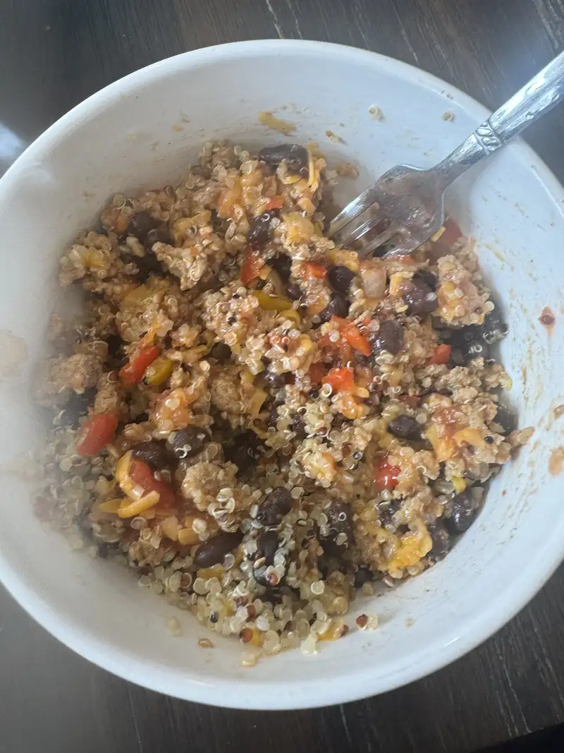 Healthy Quinoa Turkey Bowl Recipe