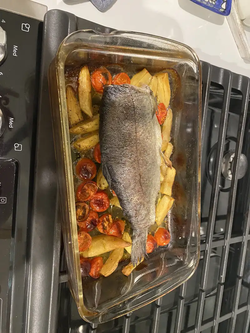 Healthy Roasted Trout Recipe