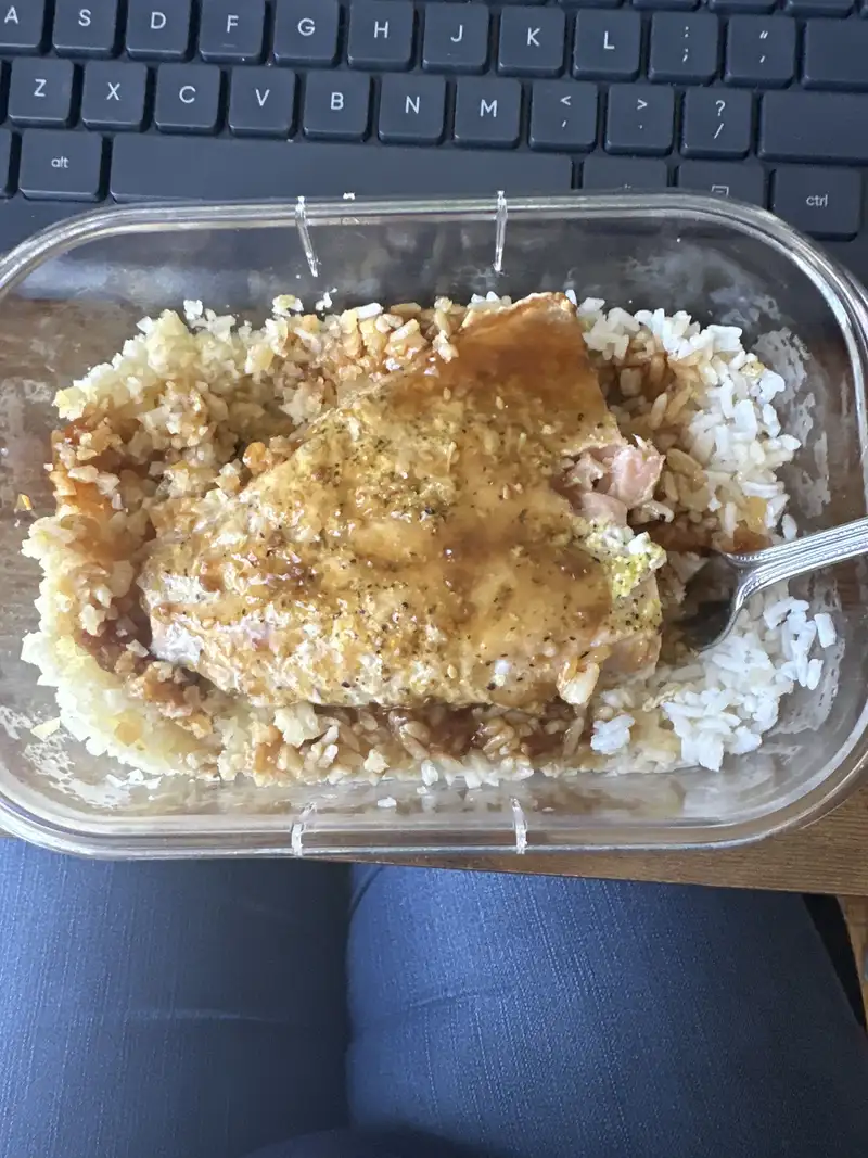 Healthy Salmon and Cauliflower Rice Recipe