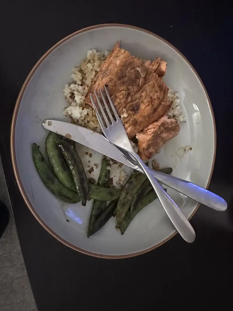 Healthy Salmon and Cauliflower Rice Recipe