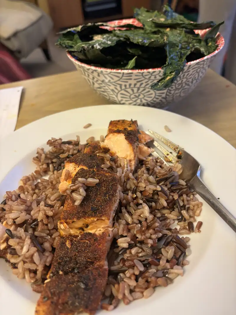 Healthy Salmon and Rice Recipe