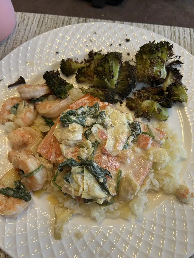 Healthy Salmon and Shrimp Delight Recipe