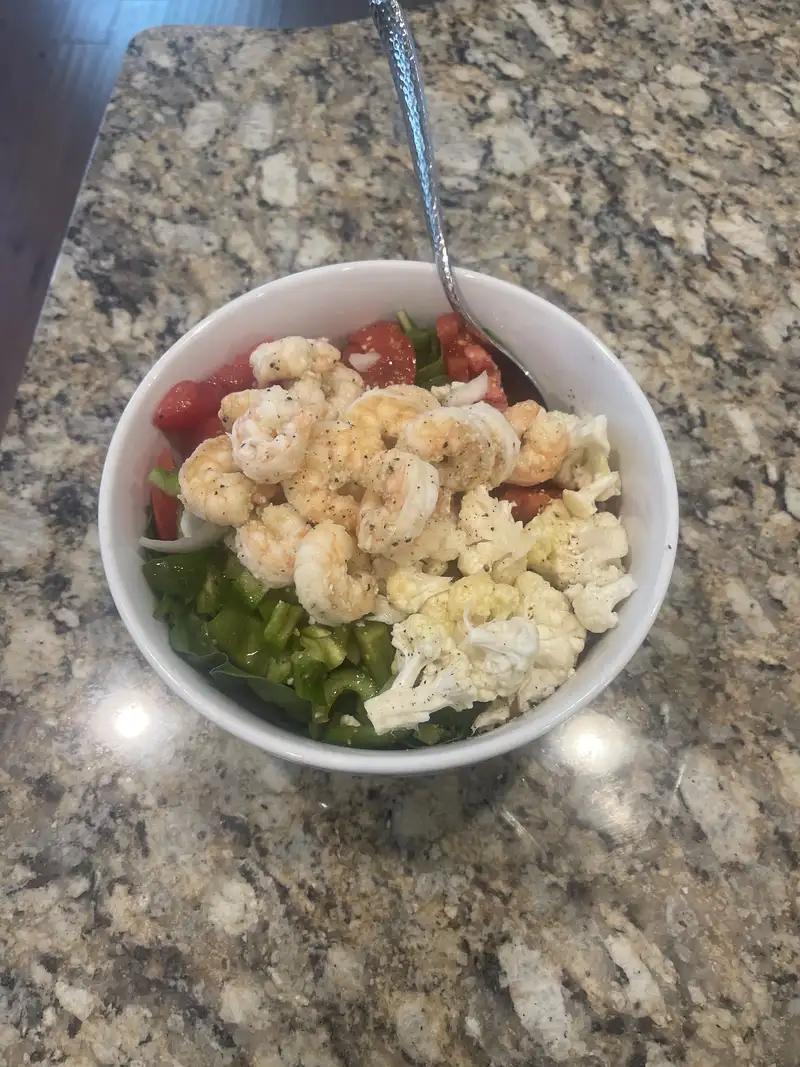 Healthy Shrimp and Cauliflower Bowl Recipe