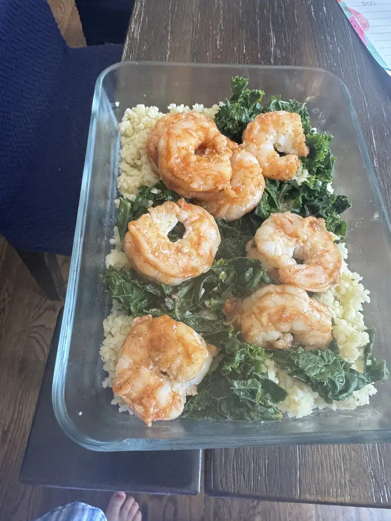Healthy Shrimp and Kale Couscous Recipe