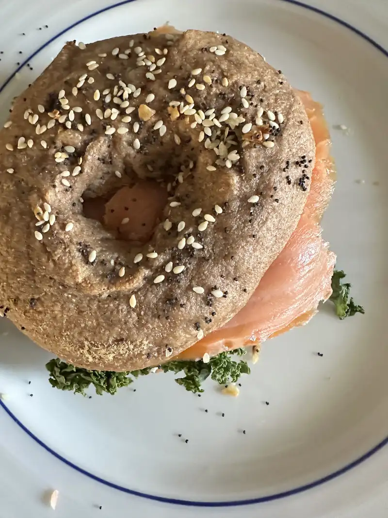 Healthy Smoked Salmon Bagel Recipe