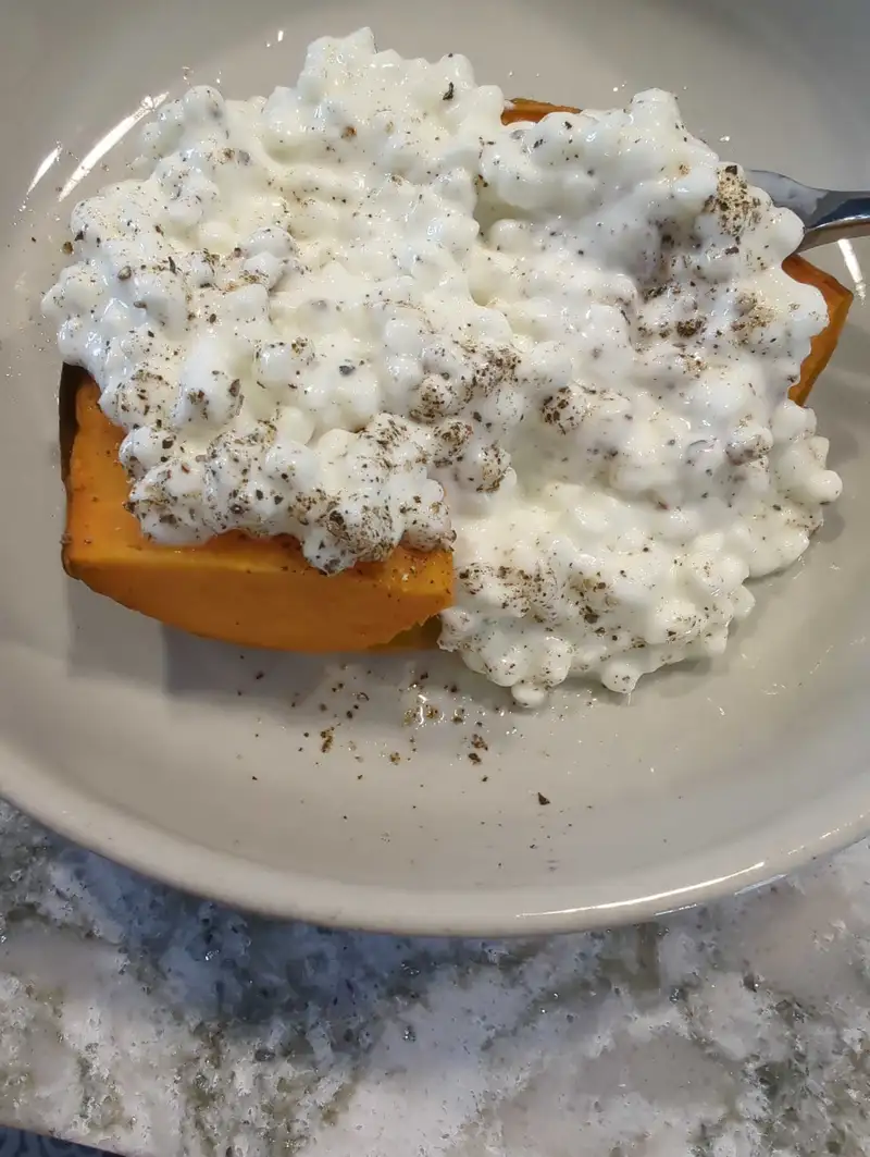 Healthy Sweet Potato and Cottage Cheese Delight Recipe