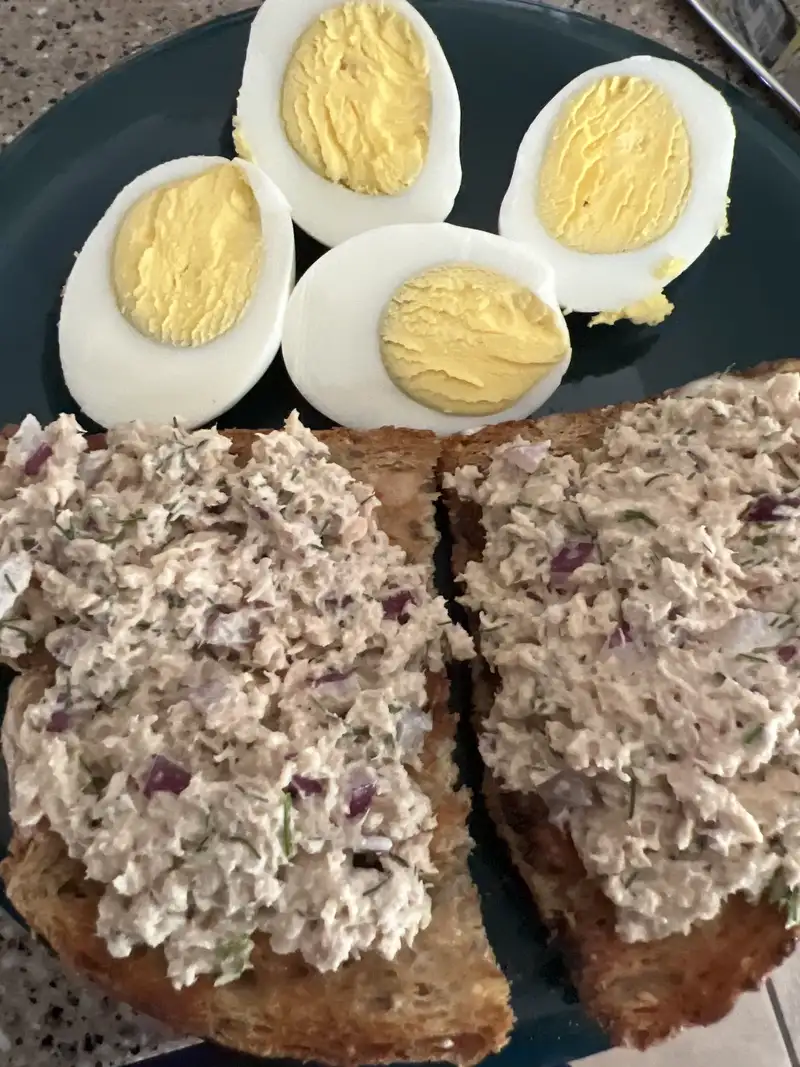 Healthy Tuna Salmon Sandwich Recipe