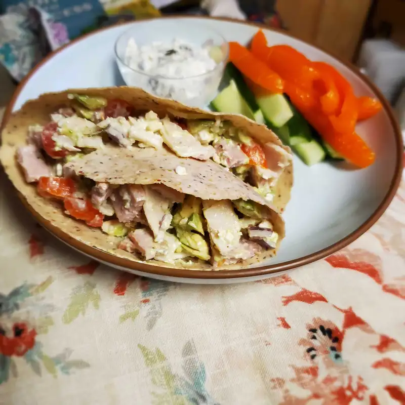 Healthy Turkey Avocado Wrap Recipe