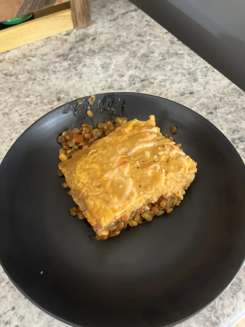 Healthy Vegetable Lentil Bake Recipe
