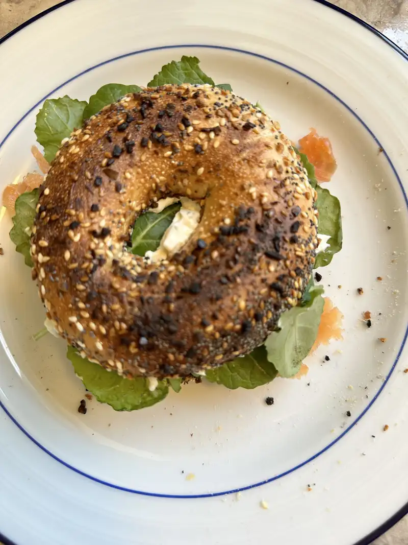 Healthy Whole Wheat Bagel Sandwich Recipe