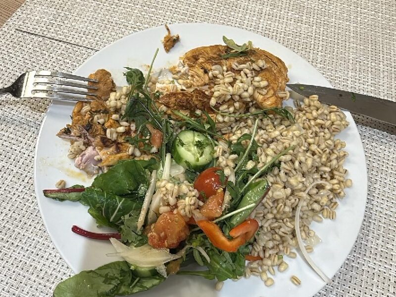 Grilled Chicken, Barley & Salad